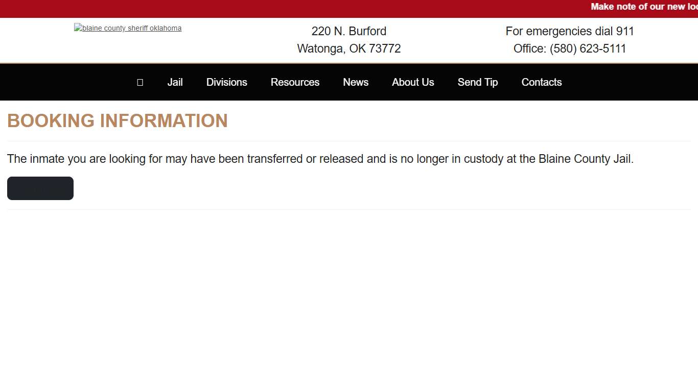 - Blaine County Sheriff's Office